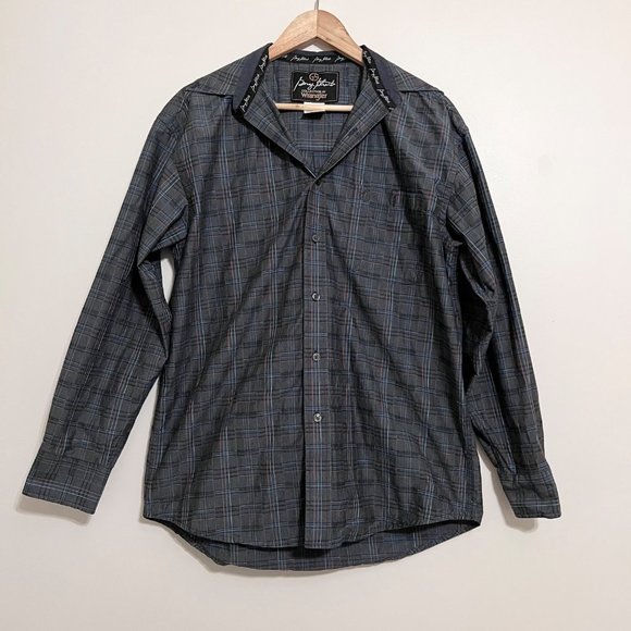 Wrangler George Strait Collared Button Down Dress Shirt - Picture 2 of 6